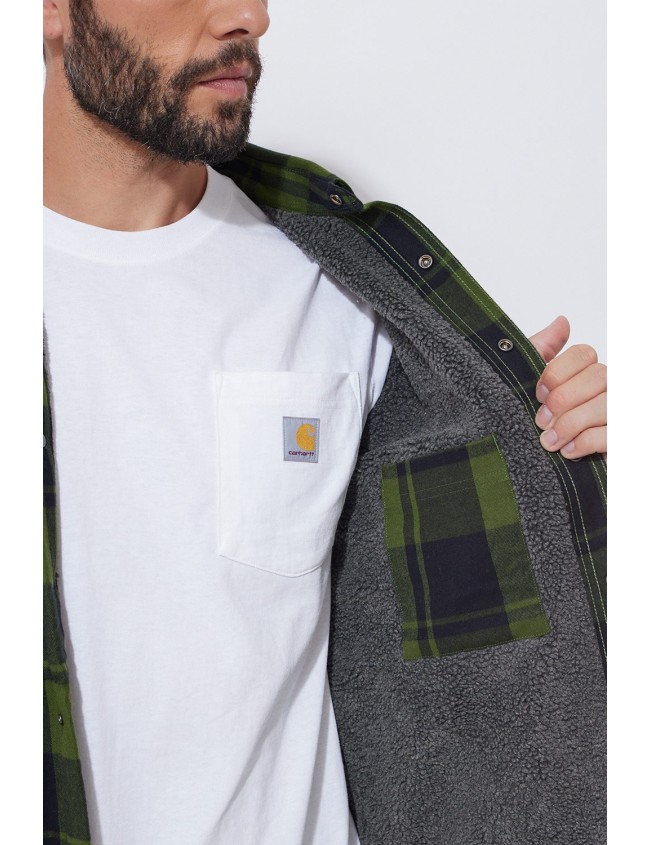 Carhartt Heavyweight Flannel Sherpa insulated shirt