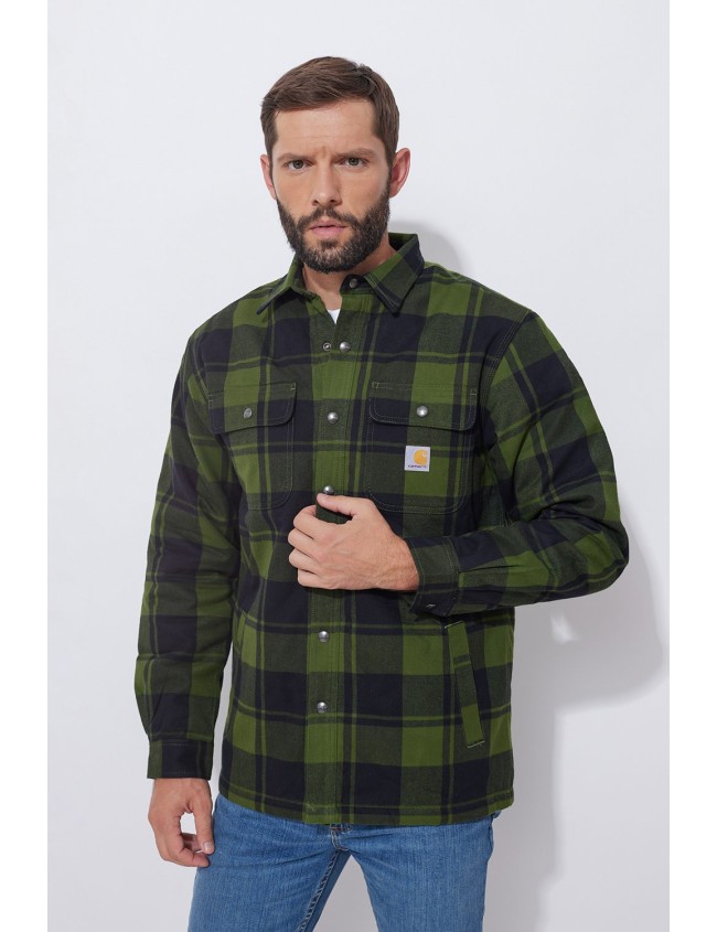 Carhartt Heavyweight Flannel Sherpa insulated shirt