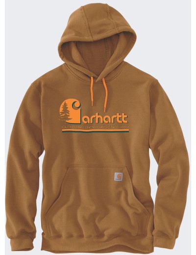 Carhartt Graphic Hooded 106498 sweatshirt | Balticworkwear.com