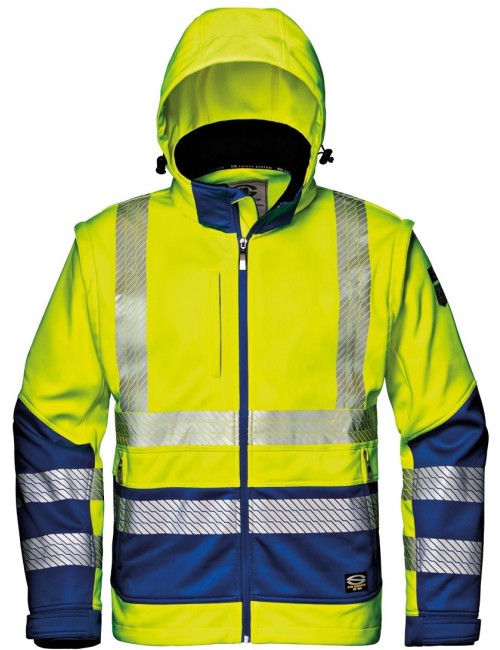 Sir Safety Starmax hi vis softshell jacket