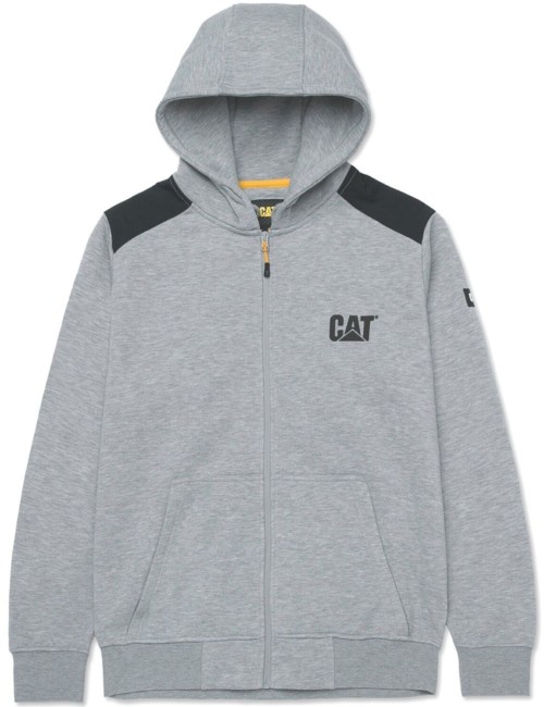 CAT Essential Banner zipped hoodie