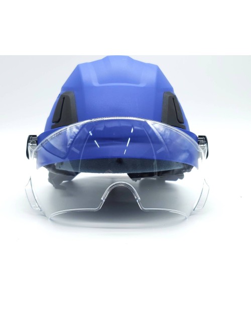 Protekt Atra V40 protective helmet with integrated glasses |