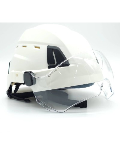 Protekt Atra V40 protective helmet with integrated glasses