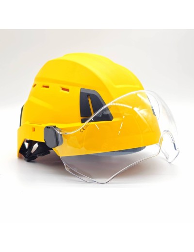 Protekt Atra V40 protective helmet with integrated glasses
