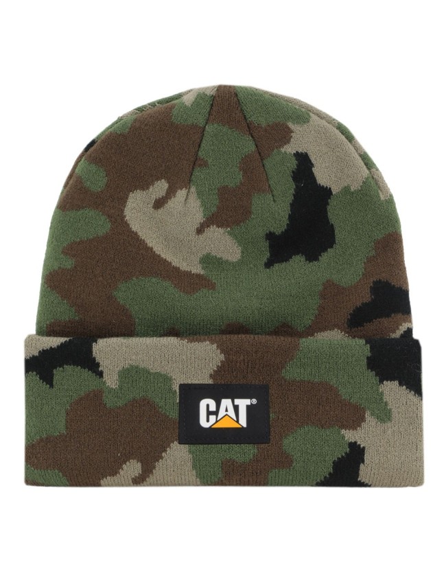 CAT Label Cuff Winter Hat