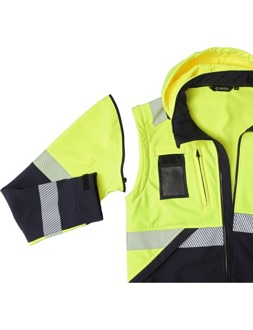 Bosafety Valencia C2 Hi vis softshell jacket