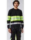 Bosafety Onyx hi vis sweatshirt