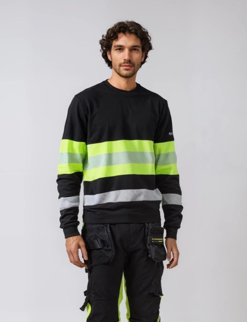 Bosafety Onyx hi vis sweatshirt