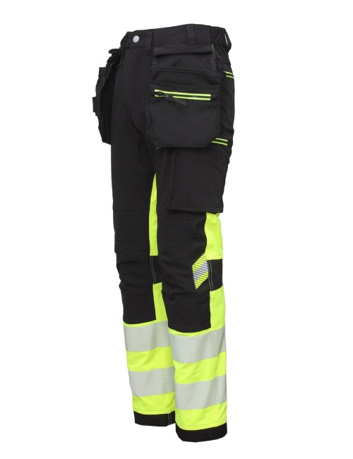 Bosafety Tensio Pro hi vis stretch trousers