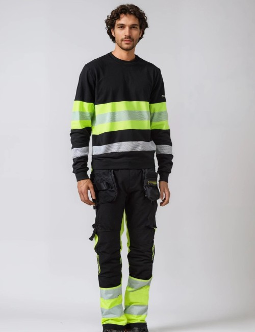 Bosafety Tensio Pro hi vis stretch trousers