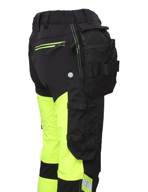 Bosafety Tensio Pro hi vis stretch trousers