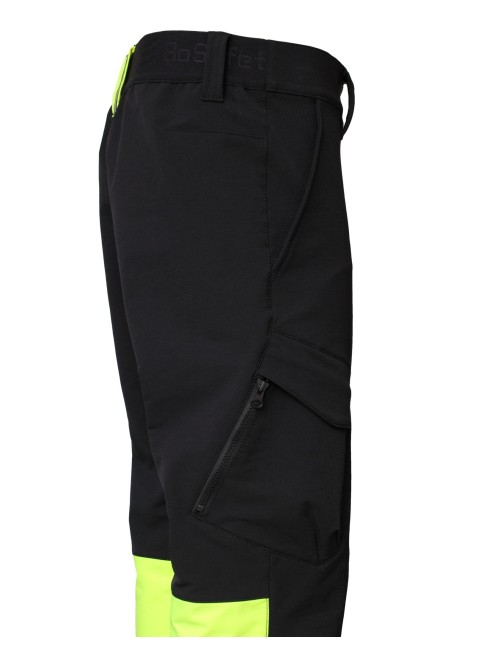 Bosafety Comfort hi vis stretch trousers