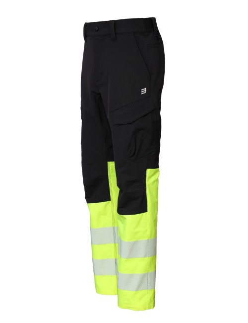 Bosafety Comfort hi vis stretch trousers