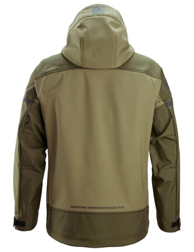 AllroundWork stretch softshell jacket with hood Snickers 1226