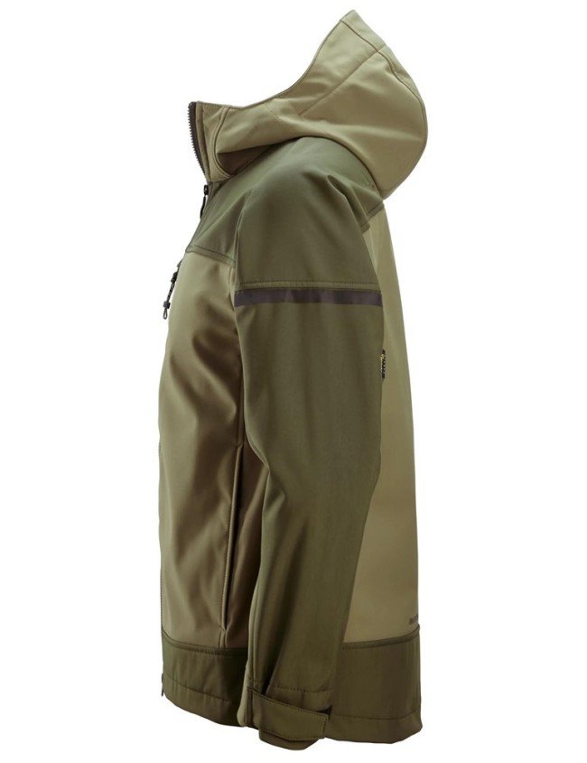 AllroundWork stretch softshell jacket with hood Snickers 1226