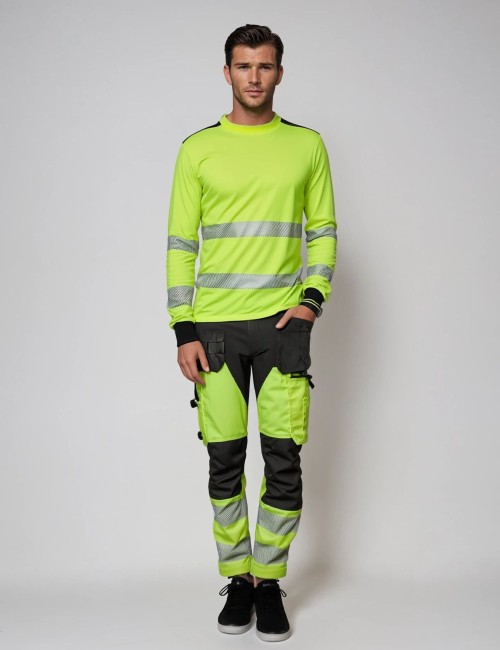 Bosafety Mashup Plus hi vis work trousers