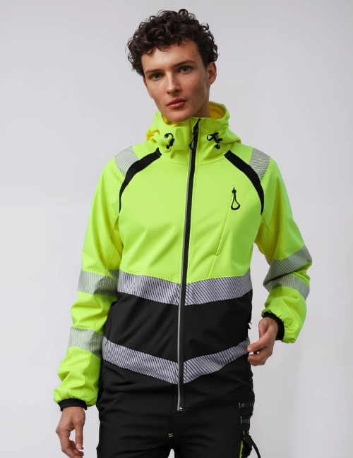 Bosafety Topek C2 hi vis softshell jacket