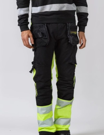 Bosafety Tensio Pro hi vis stretch trousers