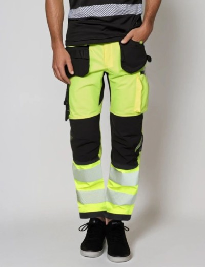 Bosafety Tension Plus hi vis stretch trousers