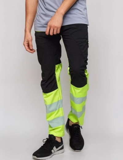 Bosafety Comfort hi vis stretch trousers