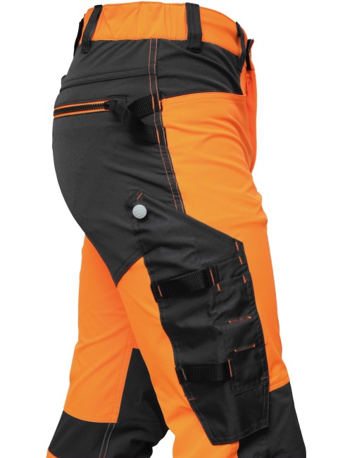 Bosafety Tension hi vis stretch trousers | Balticworkwear.com