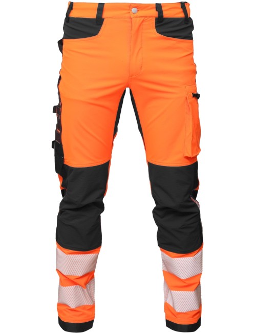 Bosafety Tension hi vis stretch trousers | Balticworkwear.com