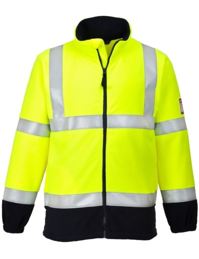 Portwest FR31 Flame Retardant Hi-Vis Fleece Jacket