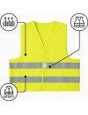 Breathable mesh Hi vis vest Prokam