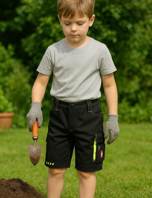 Kid's work shorts Engelbert Strauss motion 2020 | Balticworkwear.com