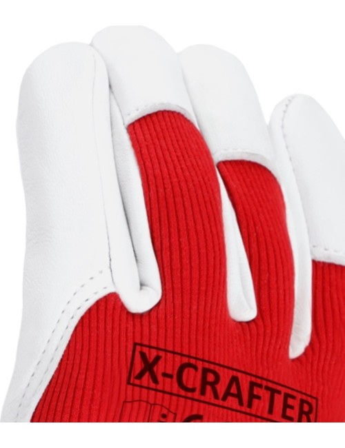 X-Crafter velcro strap goat leather gloves