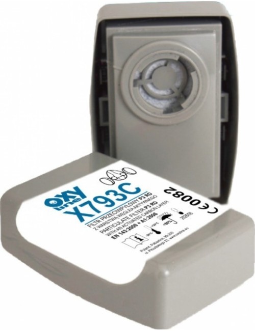 Particulate filter Oxyline X793C P3 with activated arbon