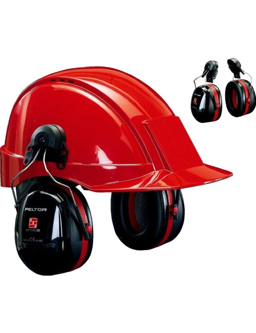 Peltor Optime III H540P3 earmuffs for helmet