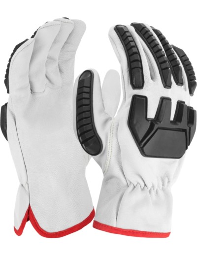 X-Driver TPR leather impact protection work gloves
