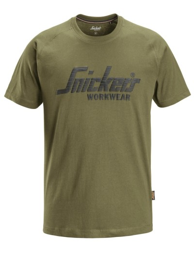 Logo t-shirt Snickers 2590 factory second | Balticworkwear.com
