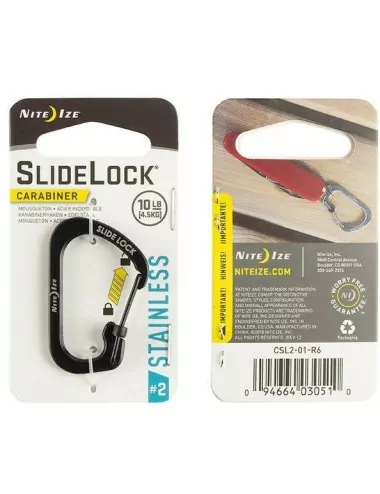 Nite Ize SlideLock steel carabiner | BalticWorkwear.com