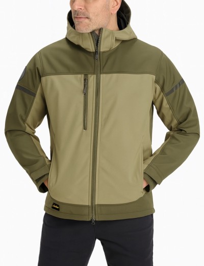 AllroundWork stretch softshell jacket with hood Snickers 1226