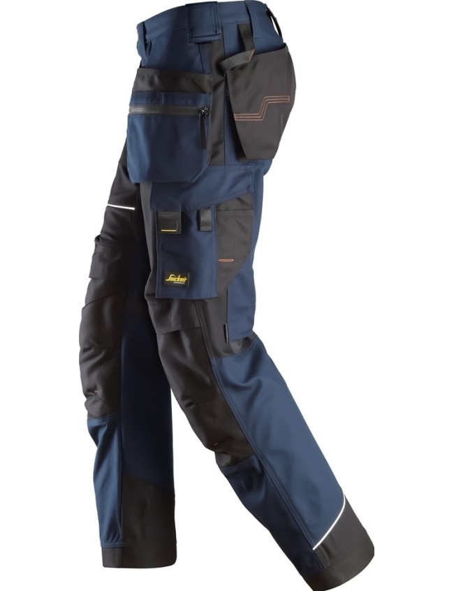 Snickers 6214 Ruff Work Canvas+ work trousers with pocket bags
