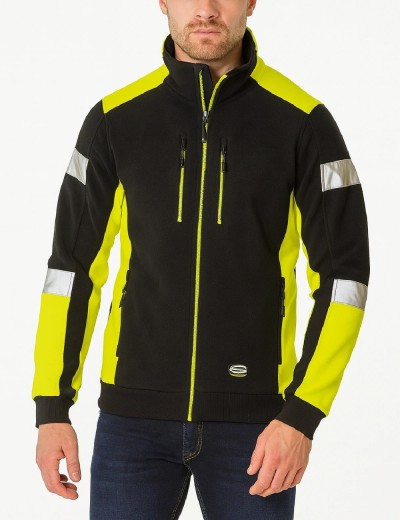 Hi vis fleece jacket SIR MC3128ZG | Balticworkwear.com