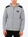 CAT Essential Banner zipped hoodie | Balticworkwear.com