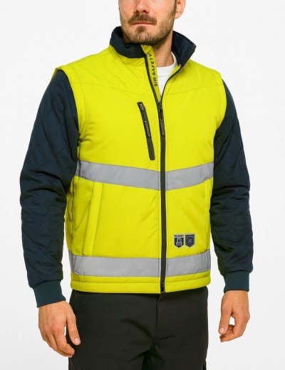 Sir Safety Driver Jacket Hivis jacket with detachable sleeves |