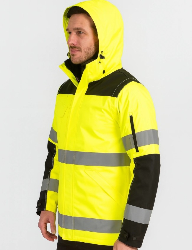 Winter hi vis jacket Portwest C469 4 in 1 | Balticworkwear.com