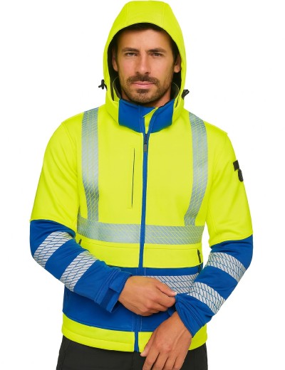 Sir Safety Starmax hi vis softshell jacket | Balticworkwear.com