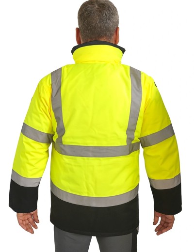 Sir Safety Motorway Split 4in1 Hivis winter jacket