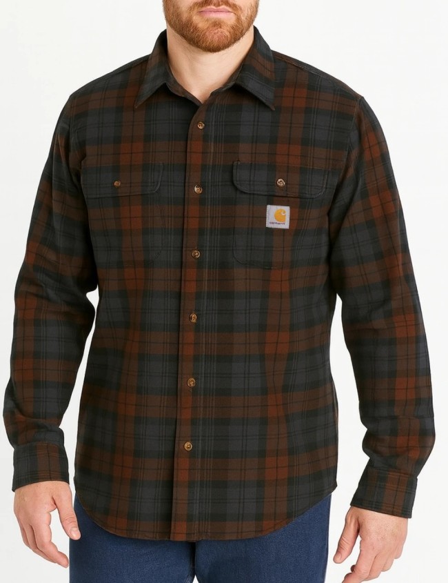 Koszula flanelowa Carhartt Plaid Shirt | Balticworkwear.com