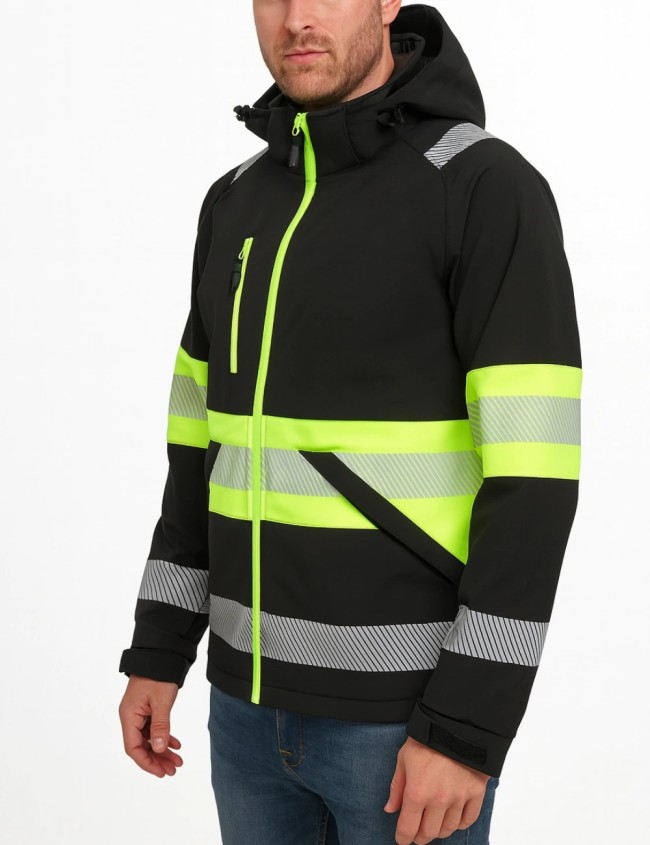 Bosafety Valencia C1 hi vis jacket | Balticworkwear.com