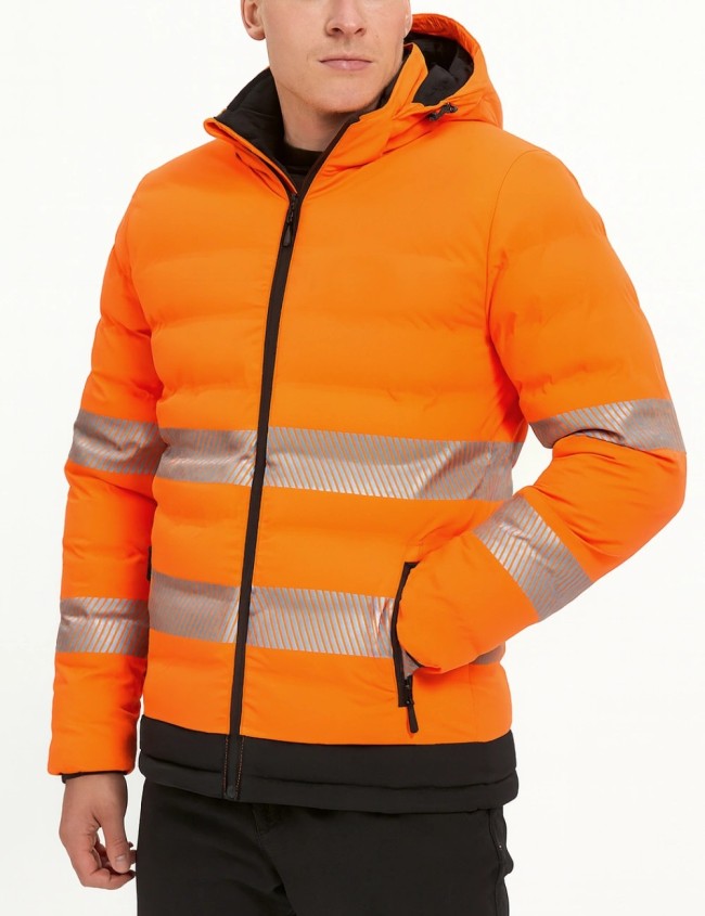 S548 Ultrasonic Heated hivis jacket