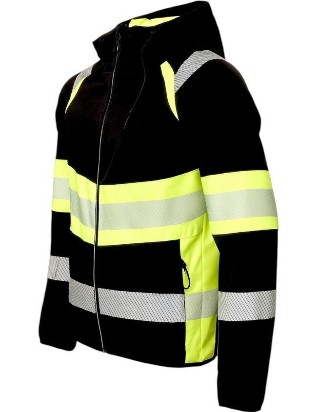 Bosafety Topek C1 Hi vis softshell jacket | Balticworkwear.com