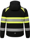 Bosafety Topek C1 Hi vis softshell jacket | Balticworkwear.com