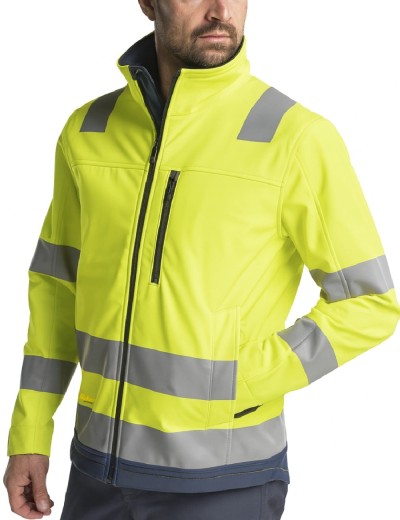 Snickers 1230 Hivis softshell jacket