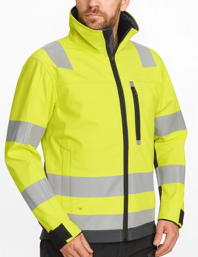 Snickers 1230 Hivis softshell jacket
